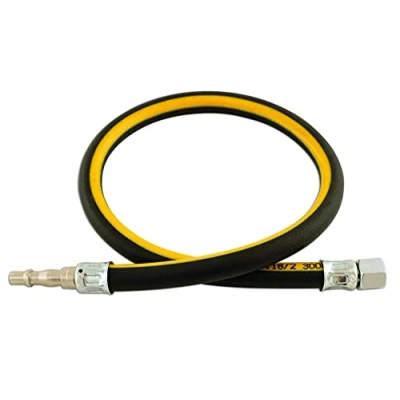 Image of Connect 33043 1/2in. ID Air Line Whip Hose C/w Fittings 0.6m