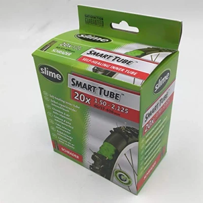 Image of Slime Smart Tube 20&quot; X 1.50 2.125 Self Healing Bike Inner Schrader Valve