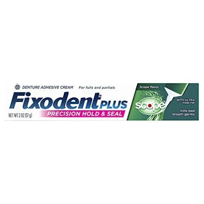 Image of Fixodent Denture Adhesive Cream Plus Scope With Control Tip 57g
