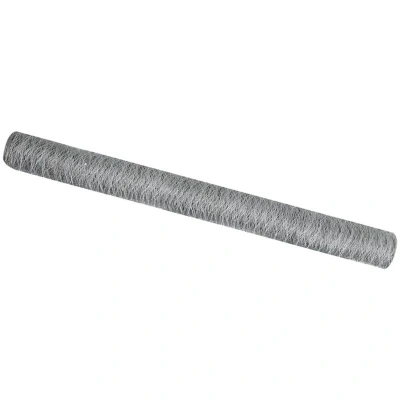 Image of vidaXL Hexagon Fence 1.5x10 m Galvanised Steel