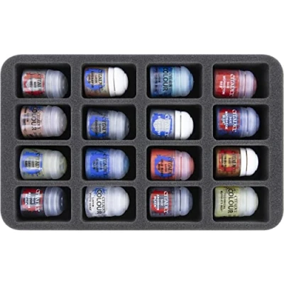 Image of Feldherr HS045A022 foam tray compatible with 16 Citadel paint pots (12 ml / 18 24 ml)