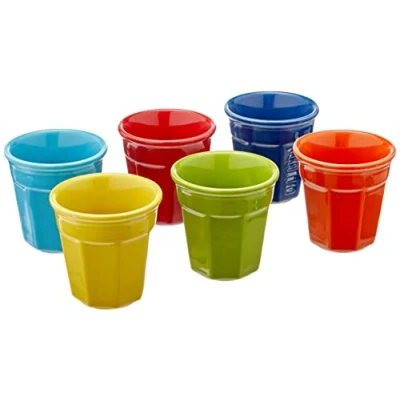 Image of Bialetti Espresso Cups Set Of 6 Cup Multi Coloured