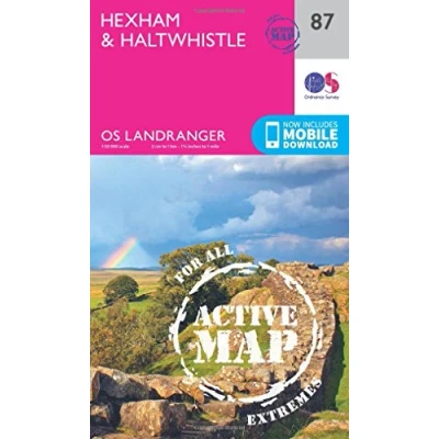 Image of Landranger Active 87 Hexham &amp; Haltwhistle Map With Digital Version