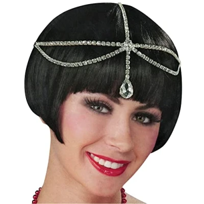 Image of Bristol Novelty 78763 Roaring 20&#039;s Hair Jewellery, One Size