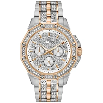 Image of Bulova Men Multi Dial Quartz Watch with Stainless Steel Strap 98C133