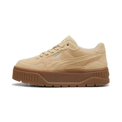 Image of PUMA Women&#039;s Karmen Ii Idol Sneaker, Suede toasted Almond Almond, 5 UK