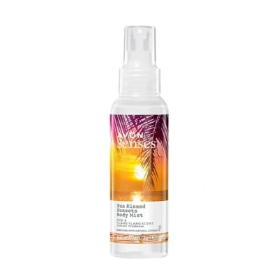 Image of Avon Senses Body Mist 100ml (Sun Kissed Sunsets Oud &amp; Ylang Scent)