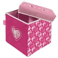 Image of ARDITEX Barbie Folding Textile Storage Seat 30 x cm