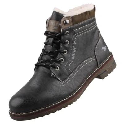 Image of MUSTANG Men 4201 602 Ankle Boot, graphitegray, 7.5 UK