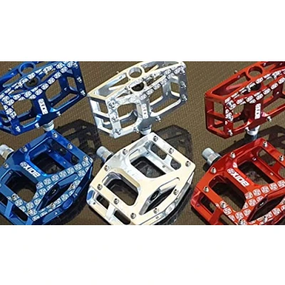 Image of Gusset OXIDE Pedals (CNC MACHINED) Mountain Bike BMX (Fully Sealed) NEW (Pair) (Silver)