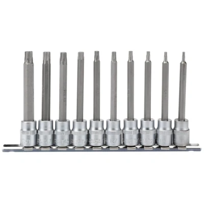 Image of Draper TX STAR� Socket Bit Set, 3/8&quot; Sq. Dr., 100mm (10 Piece)