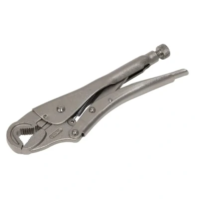 Image of Sealey Premier Locking Pliers Round Jaws 235mm 0 50mm Capacity