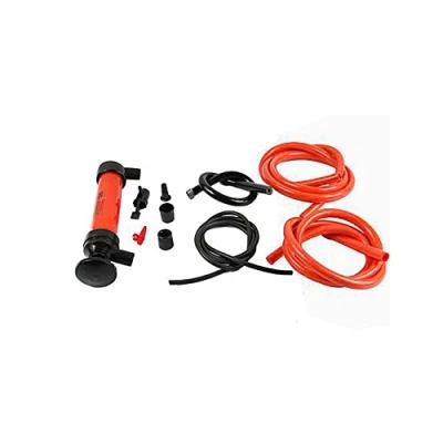 Image of Hyfive Syphon Pump Vacuum Suitable For Pumping Oil Petrol Diesel &amp; Water Perfect Small And Fuel Transfer Extractor Air Inflator