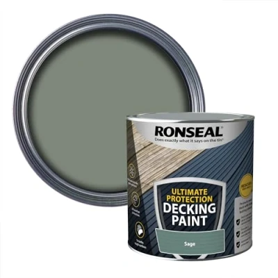 Image of Ronseal Ultimate Protection Decking Paint Sage 2.5L