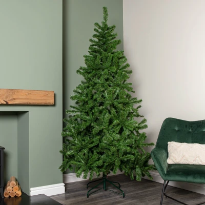 Image of Colorado Spruce Artificial Christmas Tree Green 7ft 210cm