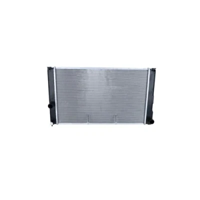 Image of 164000T240, 1640037230, 1640037240, 1640037260 Engine radiator NRF 53926 Aluminium 600mm 370mm 16mm with mounting parts Brazed cooling fins