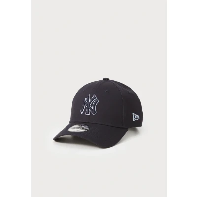 Image of New Era Adult&#039;s 9Forty Team Outline MLB York Yankees Baseball Cap Hat Navy