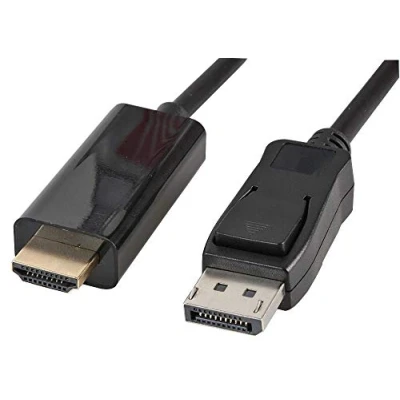 Image of Pro Signal PSG3259 DisplayPort to HDMI Cable, 1m Black