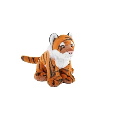 Image of Wild Republic Cuddlekins Adult Tiger, Stuffed Animal, 12 Inches, Plush Toy, Fill is Spun Recycled Water Bottles