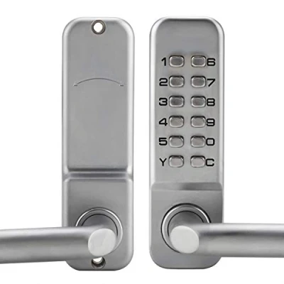 Image of Smart Door Lock, Electronic Digit Code Password Security Coded Lock Keypad Deadbolt with Handle Digital Keyless for Office Home
