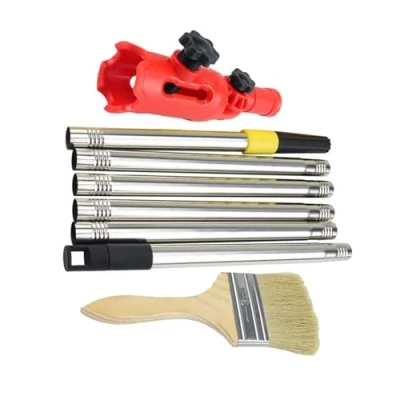 Image of MultiAngle Paint Brush Extender Extension Poles Attachment Holder with Rotating Head Edger Tool Esy to Use