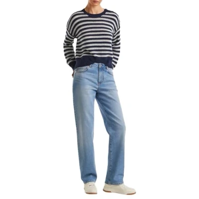 Image of United Colors of Benetton Women&#039;s Jersey G/C M/L 135we10b1 Sweater, Blue, L
