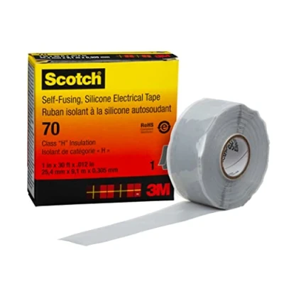 Image of Scotch© Self Fusing Silicone Rubber Electrical Tape 70 25 mm x 9 m