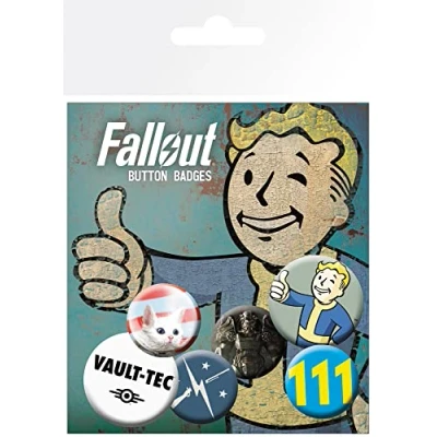 Image of GB eye Fallout Mix Badge Pack