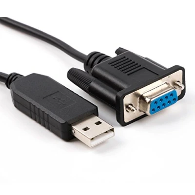 Image of Usangreen Pl2303TA USB RS232 to DB9 Cross Wired Rollover Null Modem Cable (Standard pinout: 2 RXD, 3 TXD, 5 GND, 7 RTS 8 CTS)