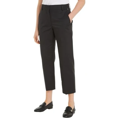 Image of Tommy Hilfiger SLIM Straight Chinos, Women&#039;s, Size: 14, Black