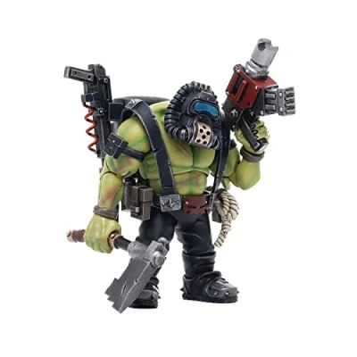 Image of MERCHANDISING LICENCE Bloomage Joytoy Tech Warhammer 40,000 Ork Kommandos Dakka Boy Snarit 1/18 Action Figure (Net)