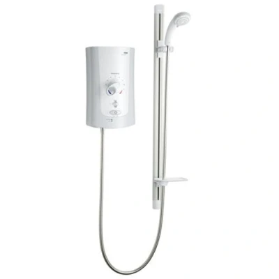 Image of Mira 1.1759.003 White / Chrome Advance Flex 9.0 kW Electric Shower for