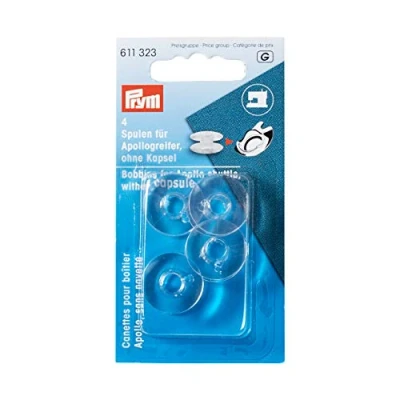 Image of Prym 20 mm Bobbins for Horizontal Shuttle Plastic