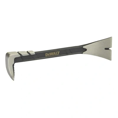 Image of DeWALT moulding Bar 250mm, extra wide head to prevent wall damage when prying trim or pulling nails, i beam shaft provides strength without adding weight