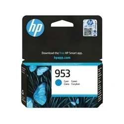 Image of HP 953 Cyan Original Ink Cartridge (F6U12AE)