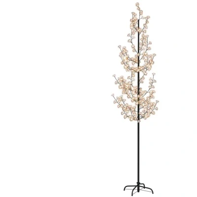 Image of vidaXL Cherry Blossom LED Tree Warm White 368 LEDs 300 cm