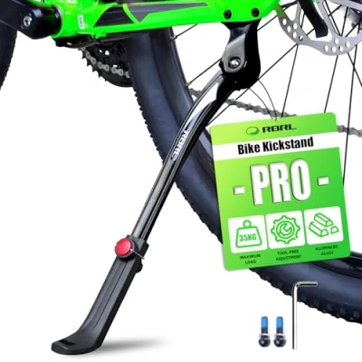 Image of New Bike Stand Hole Pitch 40mm, Aluminum Alloy Kickstand, Adjustable Rear Side Bicycle for 24&quot; 29&quot; Mountain Bike/Road Bike/MTB