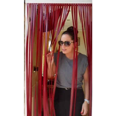 Image of Heavy Duty Bug Blind,Fly Blind,Strip Blind, door Blind &#039;RED WINE&#039; (80cm Standard UK size)