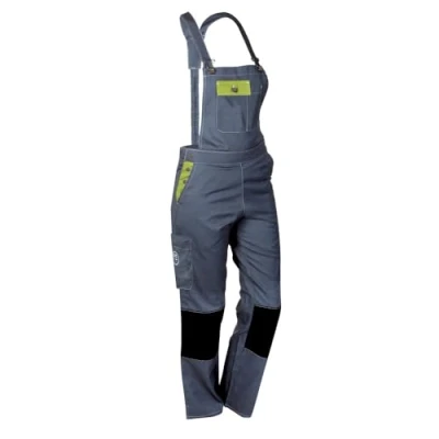 Image of Fashion Sécurité 82660102 Pep&#039;s Dungarees, Gris/Citron, Size M 40/42