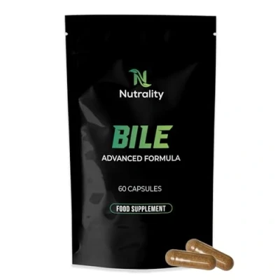Image of Nutrality Bile Supplement Ox Supplements UK for Gallbladder Support, Liver Detox, Supplements, 30 Day Supply Premium Optimal Health 60 Vegan Capsules