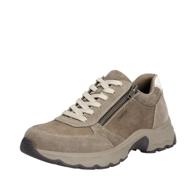 Image of Rieker Men&#039;s 11400 Lace up, Brown, 8 UK