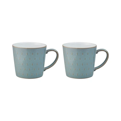 Image of Denby Azure 2 Piece Cascade Mug Set