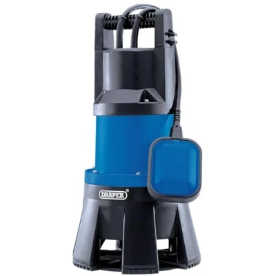 Image of Draper Submersible Dirty Water Pump with Float Switch, 416L/min, 1300W