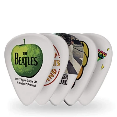 Image of D&#039;Addario Beatles Guitar Picks The Collectable Albums Heavy