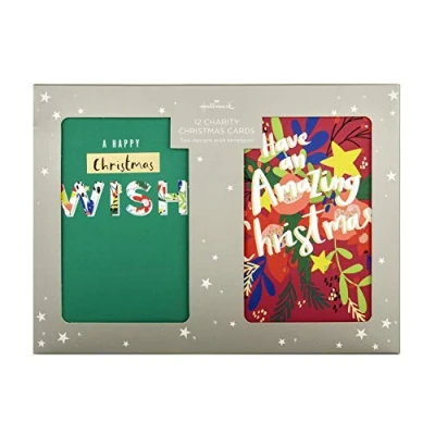 Image of Hallmark Charity Christmas Cards 12 in 2 Contemporary Designs