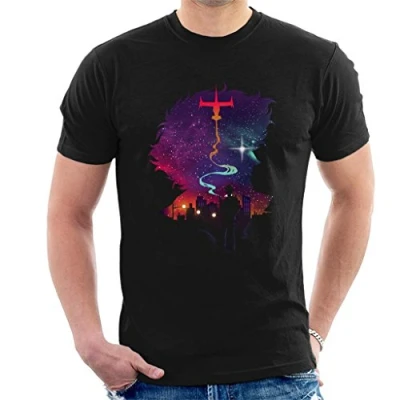 Image of Cowboy Bebop Space Men&#039;s T Shirt Black