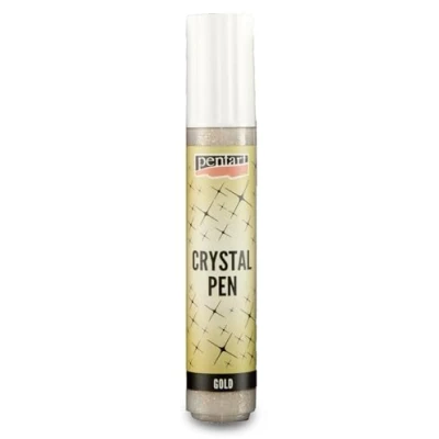 Image of Pentart Crystal Pen 30 ml Gold, one