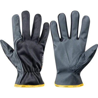 Image of Ejendals 9100 Tegera Palm side Coated Black/Grey Gloves Size 7
