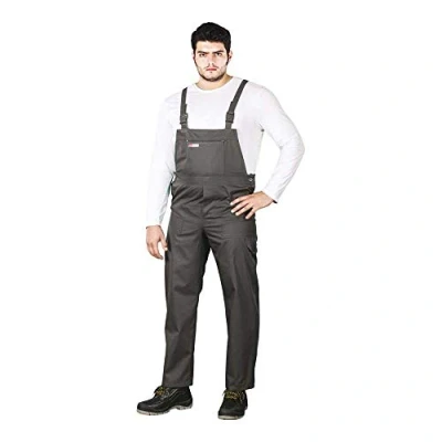 Image of Reis Sms_48 Master Protective Bib Pants, Grey/Steel, 48 Size