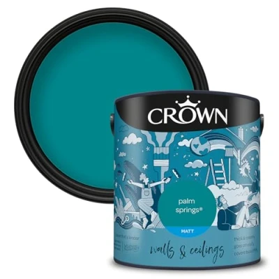 Image of Crown Walls &amp; Ceilings Matt Emulsion Paint, Size 2.5L, Palm Springs